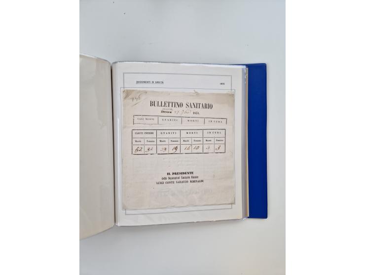 KIRCHENSTAAT: 1630/1886, sehr reichhaltige Sammlung mit über 370 Briefen und Dokumenten, darunter u. a. ein Dokument über die