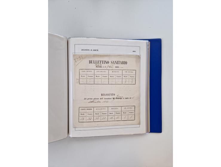 KIRCHENSTAAT: 1630/1886, sehr reichhaltige Sammlung mit über 370 Briefen und Dokumenten, darunter u. a. ein Dokument über die