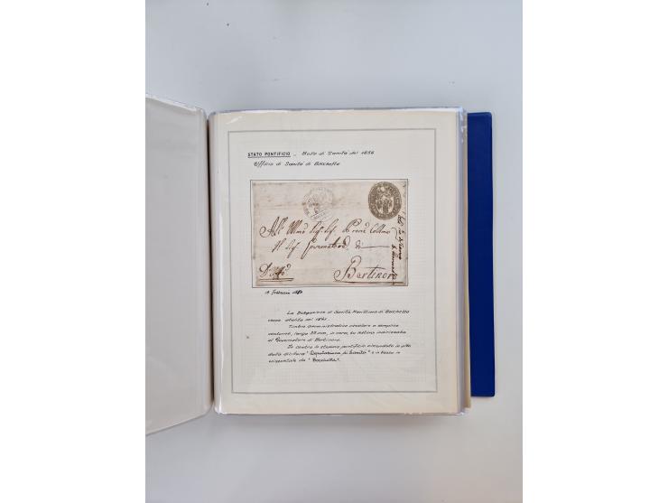 KIRCHENSTAAT: 1630/1886, sehr reichhaltige Sammlung mit über 370 Briefen und Dokumenten, darunter u. a. ein Dokument über die