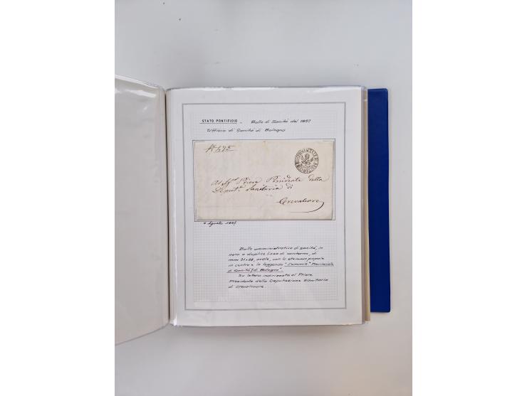 KIRCHENSTAAT: 1630/1886, sehr reichhaltige Sammlung mit über 370 Briefen und Dokumenten, darunter u. a. ein Dokument über die