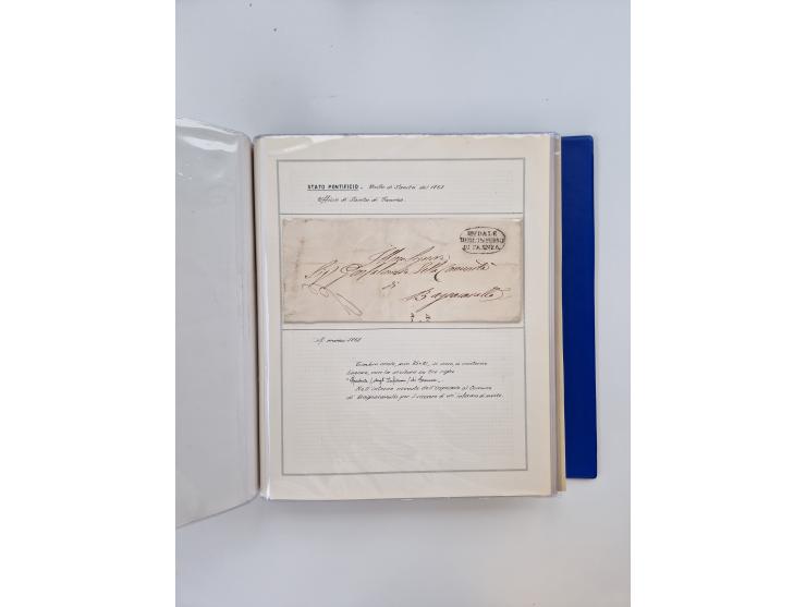 KIRCHENSTAAT: 1630/1886, sehr reichhaltige Sammlung mit über 370 Briefen und Dokumenten, darunter u. a. ein Dokument über die