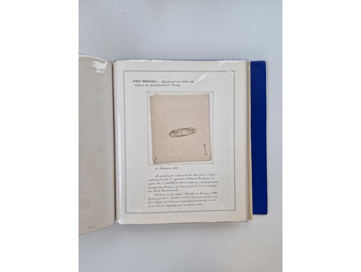 KIRCHENSTAAT: 1630/1886, sehr reichhaltige Sammlung mit über 370 Briefen und Dokumenten, darunter u. a. ein Dokument über die