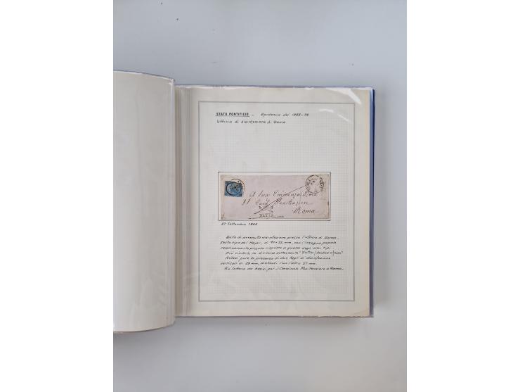 KIRCHENSTAAT: 1630/1886, sehr reichhaltige Sammlung mit über 370 Briefen und Dokumenten, darunter u. a. ein Dokument über die