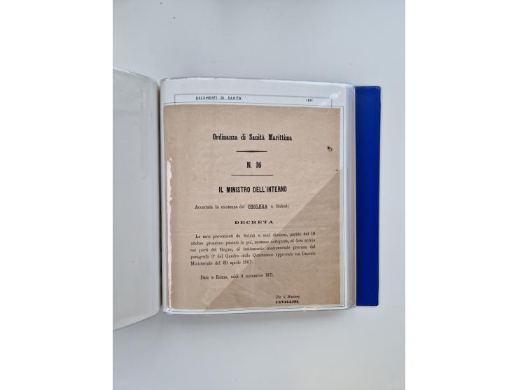 KIRCHENSTAAT: 1630/1886, sehr reichhaltige Sammlung mit über 370 Briefen und Dokumenten, darunter u. a. ein Dokument über die