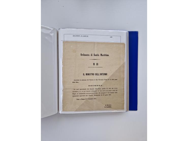 KIRCHENSTAAT: 1630/1886, sehr reichhaltige Sammlung mit über 370 Briefen und Dokumenten, darunter u. a. ein Dokument über die