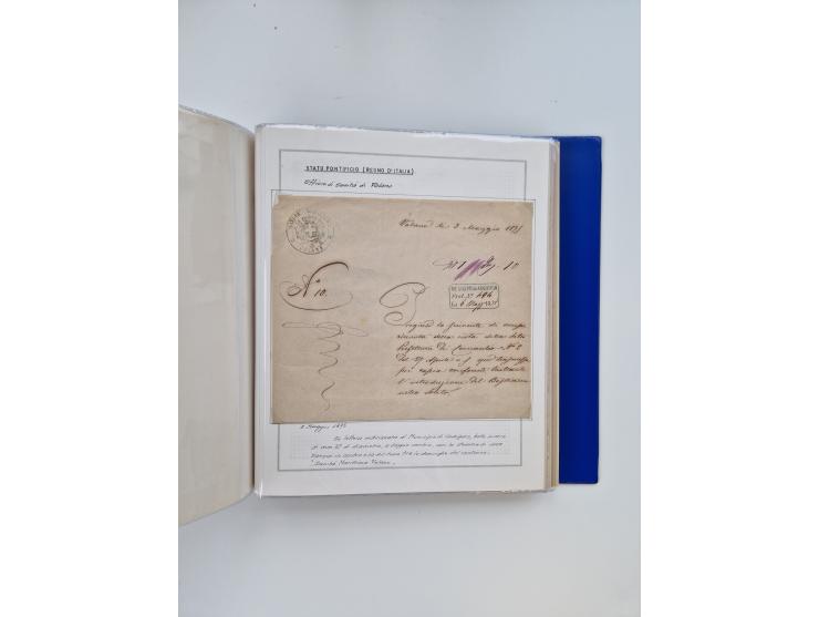 KIRCHENSTAAT: 1630/1886, sehr reichhaltige Sammlung mit über 370 Briefen und Dokumenten, darunter u. a. ein Dokument über die