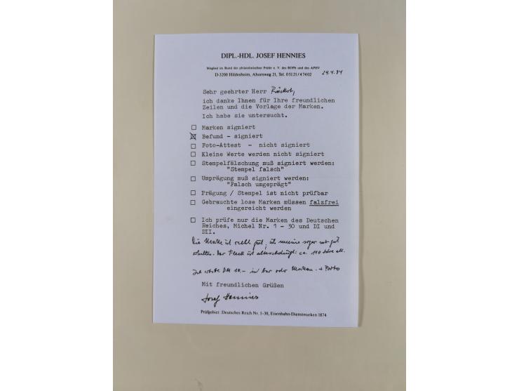 1872/1916, gestempelte Sammlung inkl. Dienstmarken mit kleinem Teil “ NDP Reichspost-Vorläufer” mit vielen besseren Werten, F