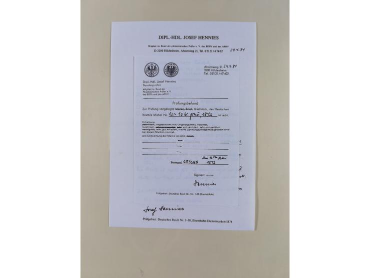 1872/1916, gestempelte Sammlung inkl. Dienstmarken mit kleinem Teil “ NDP Reichspost-Vorläufer” mit vielen besseren Werten, F