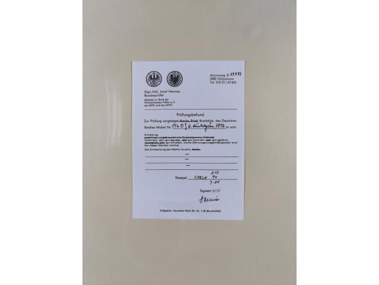 1872/1916, gestempelte Sammlung inkl. Dienstmarken mit kleinem Teil “ NDP Reichspost-Vorläufer” mit vielen besseren Werten, F