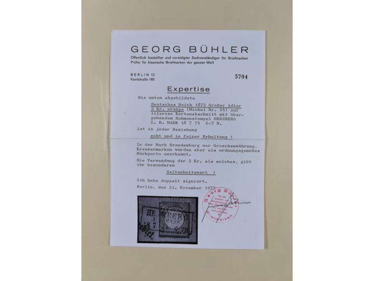 1872/1916, gestempelte Sammlung inkl. Dienstmarken mit kleinem Teil “ NDP Reichspost-Vorläufer” mit vielen besseren Werten, F