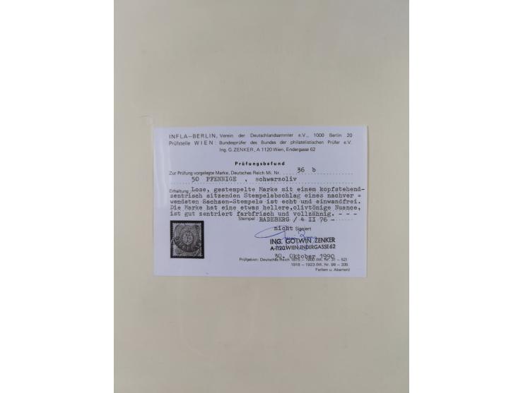 1872/1916, gestempelte Sammlung inkl. Dienstmarken mit kleinem Teil “ NDP Reichspost-Vorläufer” mit vielen besseren Werten, F