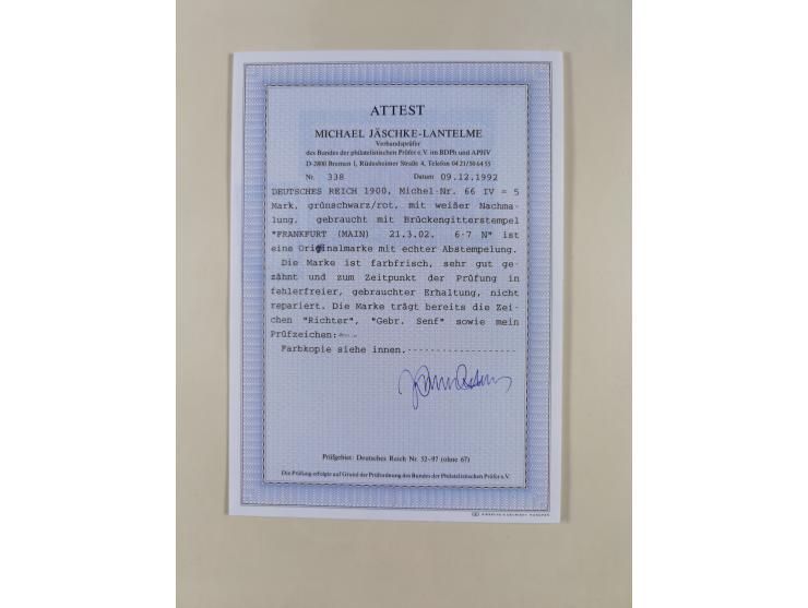 1872/1916, gestempelte Sammlung inkl. Dienstmarken mit kleinem Teil “ NDP Reichspost-Vorläufer” mit vielen besseren Werten, F