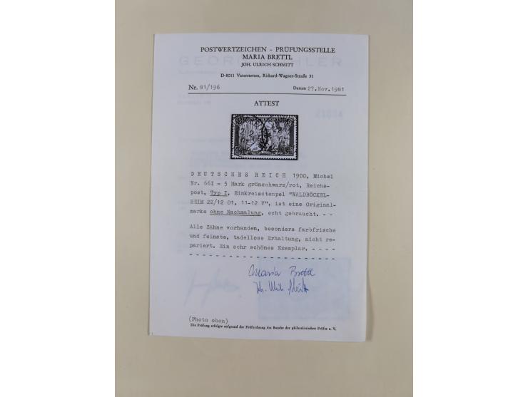 1872/1916, gestempelte Sammlung inkl. Dienstmarken mit kleinem Teil “ NDP Reichspost-Vorläufer” mit vielen besseren Werten, F