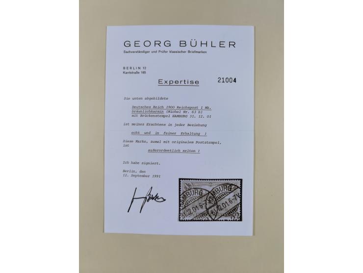 1872/1916, gestempelte Sammlung inkl. Dienstmarken mit kleinem Teil “ NDP Reichspost-Vorläufer” mit vielen besseren Werten, F