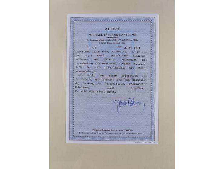 1872/1916, gestempelte Sammlung inkl. Dienstmarken mit kleinem Teil “ NDP Reichspost-Vorläufer” mit vielen besseren Werten, F