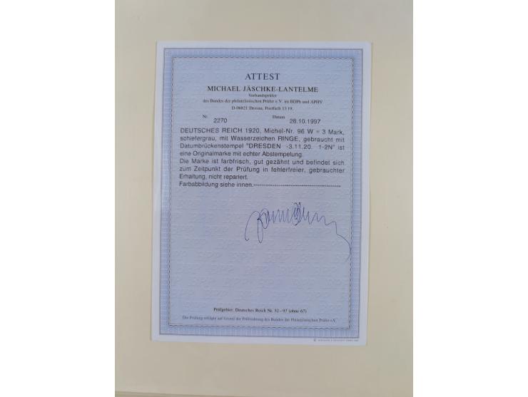 1872/1916, gestempelte Sammlung inkl. Dienstmarken mit kleinem Teil “ NDP Reichspost-Vorläufer” mit vielen besseren Werten, F