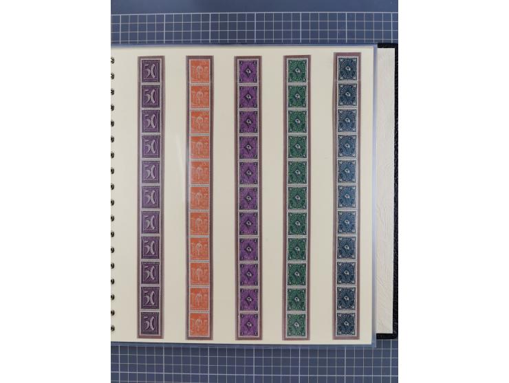 1916/23, postfrische Sammlung inkl. Dienstmarken mit reichlich Farben. Dabei u.a. Mi.-Nr. 104d (FA Tworek BPP), &nbsp;Mi.-Nr.