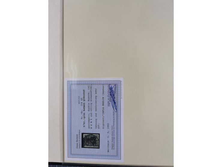 1916/23, gestempelte Sammlung inkl. Dienst mit besseren Marken und Farben. Dabei u.a. Mi.-Nr. 151Y (FA Peschl BPP), Mi.-Nr. 1