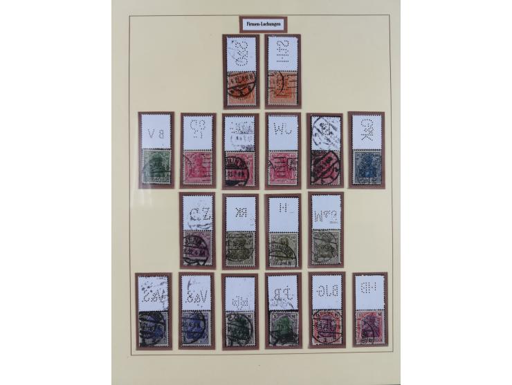 1916/23, gestempelte Sammlung inkl. Dienst mit besseren Marken und Farben. Dabei u.a. Mi.-Nr. 151Y (FA Peschl BPP), Mi.-Nr. 1