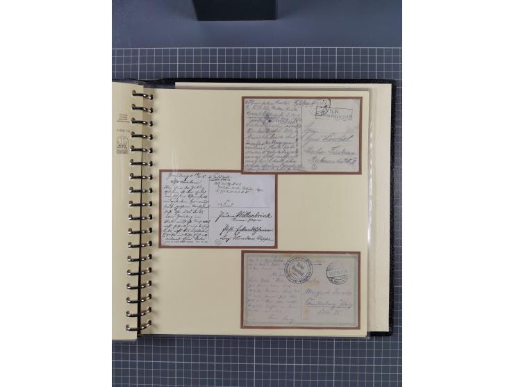 1872/1923, umfangreiche Sammlung mit ca. 800 Briefen,Karten und Ganzsachen. Am Anfang mit kleinem Teil “Hufeisentstempel”, an