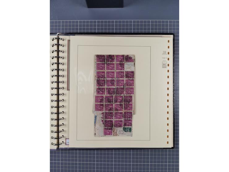 1872/1923, umfangreiche Sammlung mit ca. 800 Briefen,Karten und Ganzsachen. Am Anfang mit kleinem Teil “Hufeisentstempel”, an