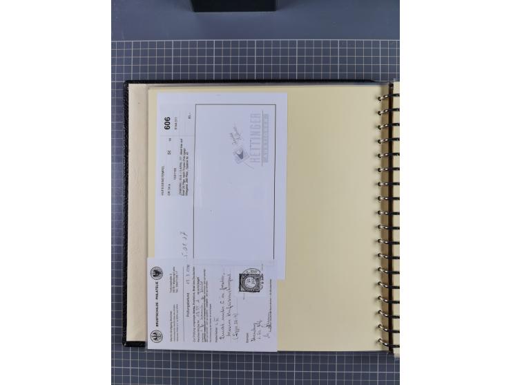 1872/1923, umfangreiche Sammlung mit ca. 800 Briefen,Karten und Ganzsachen. Am Anfang mit kleinem Teil “Hufeisentstempel”, an