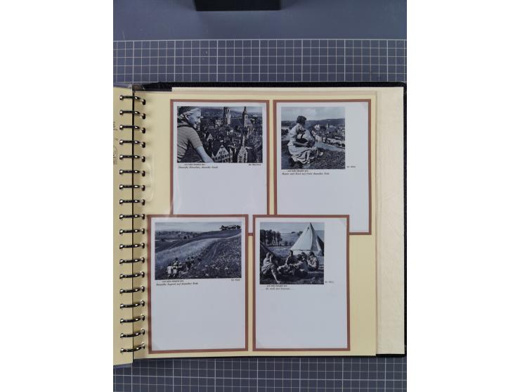 1924/45, umfangreiche ungebrauchte und gebrauchte Ganzsachen-Sammlung mit gezähnten Karten, Besonderheiten usw., dabei u.a. g