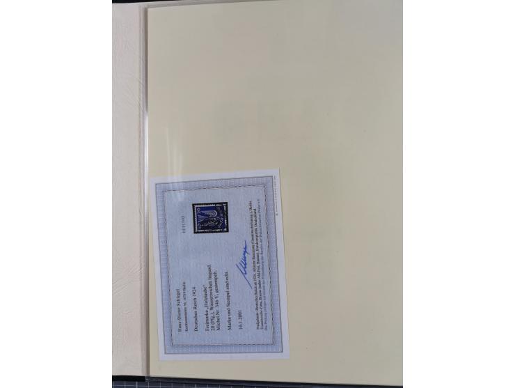 1923/45, umfangreiche, in den Hauptnummern überkomplette gestempelte Sammlung inkl. Dienstmarken mit einigen Besonderheiten. 