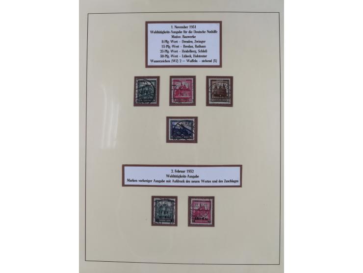 1923/45, umfangreiche, in den Hauptnummern überkomplette gestempelte Sammlung inkl. Dienstmarken mit einigen Besonderheiten. 