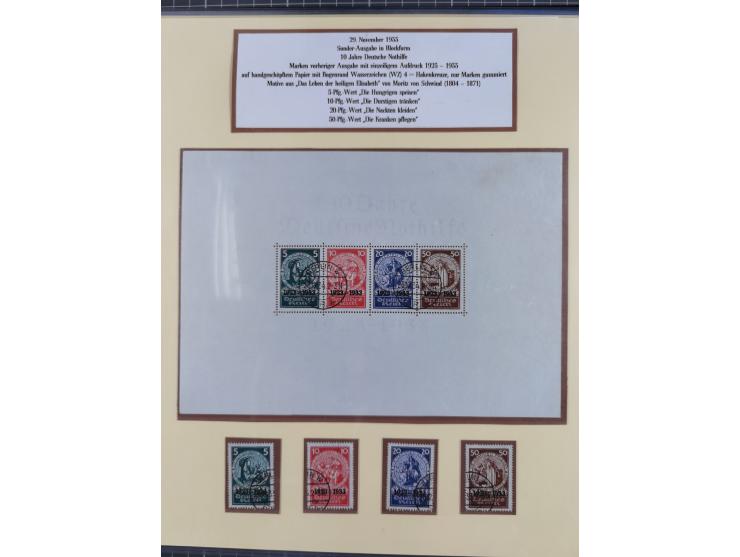 1923/45, umfangreiche, in den Hauptnummern überkomplette gestempelte Sammlung inkl. Dienstmarken mit einigen Besonderheiten. 