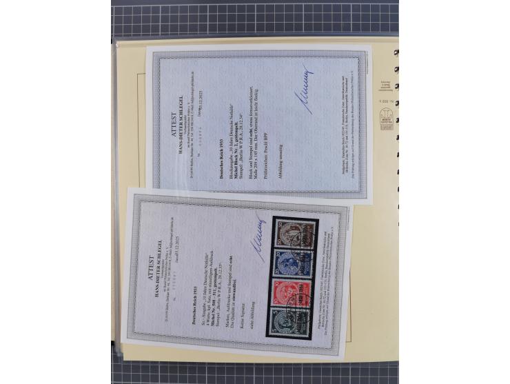 1923/45, umfangreiche, in den Hauptnummern überkomplette gestempelte Sammlung inkl. Dienstmarken mit einigen Besonderheiten. 