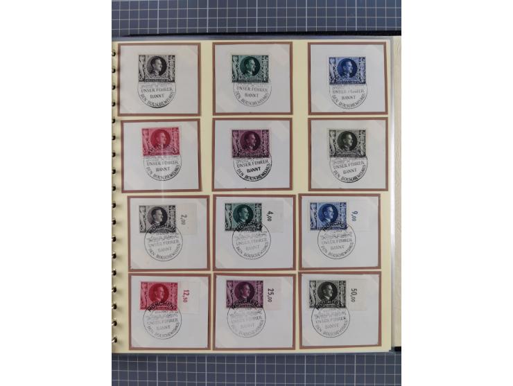 1923/45, umfangreiche, in den Hauptnummern überkomplette gestempelte Sammlung inkl. Dienstmarken mit einigen Besonderheiten. 