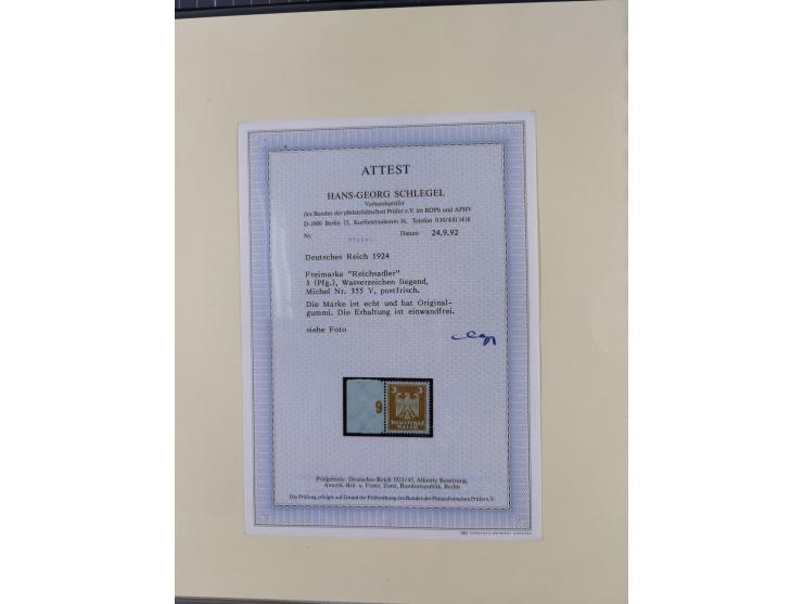 1923/45, in den Hauptnummern überkomplette, meist postfrische Sammlung inkl. Dienstmarken mit einigen Besonderheiten inkl. Wa