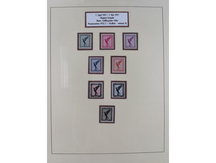 1923/45, in den Hauptnummern überkomplette, meist postfrische Sammlung inkl. Dienstmarken mit einigen Besonderheiten inkl. Wa