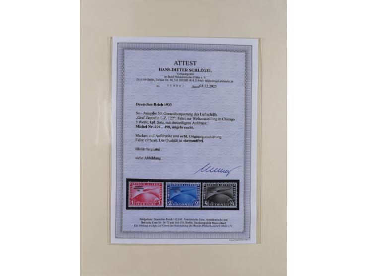 1923/45, in den Hauptnummern überkomplette, meist postfrische Sammlung inkl. Dienstmarken mit einigen Besonderheiten inkl. Wa