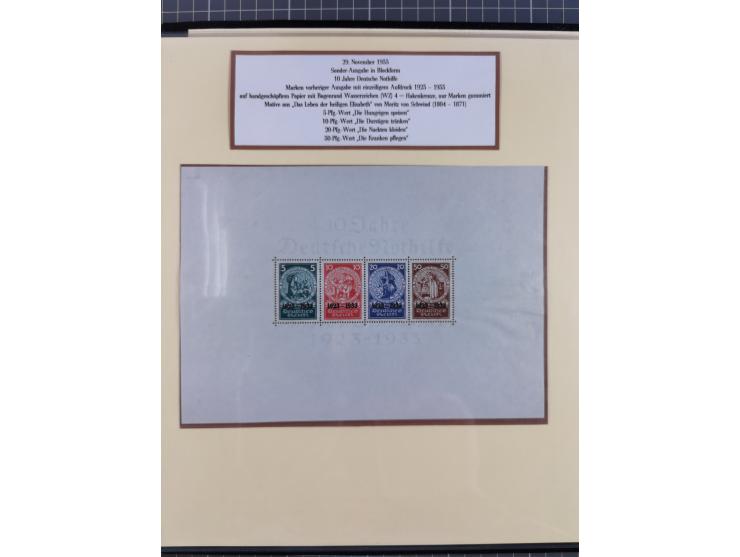 1923/45, in den Hauptnummern überkomplette, meist postfrische Sammlung inkl. Dienstmarken mit einigen Besonderheiten inkl. Wa