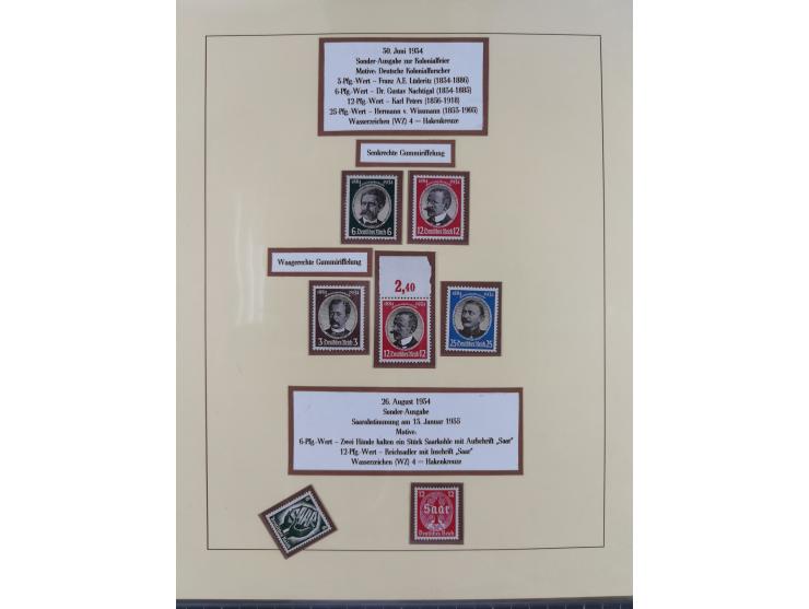 1923/45, in den Hauptnummern überkomplette, meist postfrische Sammlung inkl. Dienstmarken mit einigen Besonderheiten inkl. Wa