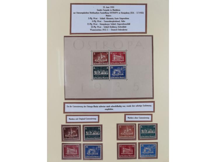 1923/45, in den Hauptnummern überkomplette, meist postfrische Sammlung inkl. Dienstmarken mit einigen Besonderheiten inkl. Wa