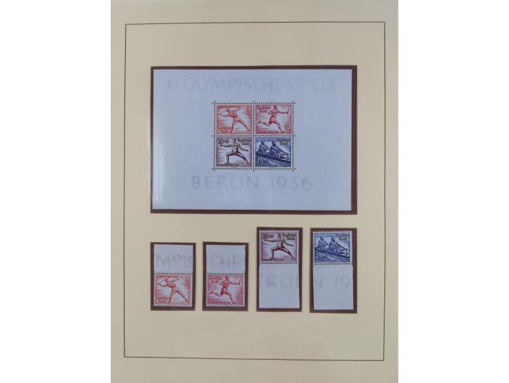 1923/45, in den Hauptnummern überkomplette, meist postfrische Sammlung inkl. Dienstmarken mit einigen Besonderheiten inkl. Wa