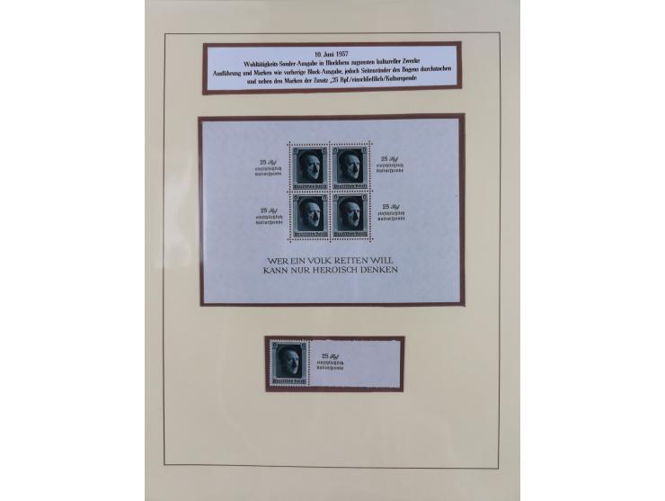 1923/45, in den Hauptnummern überkomplette, meist postfrische Sammlung inkl. Dienstmarken mit einigen Besonderheiten inkl. Wa