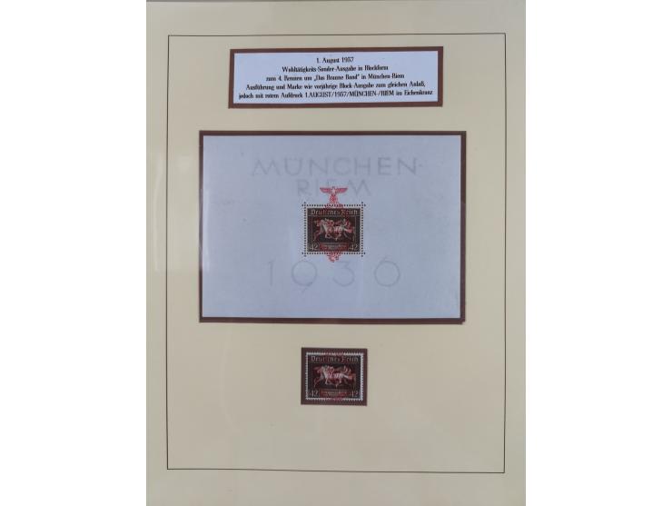 1923/45, in den Hauptnummern überkomplette, meist postfrische Sammlung inkl. Dienstmarken mit einigen Besonderheiten inkl. Wa