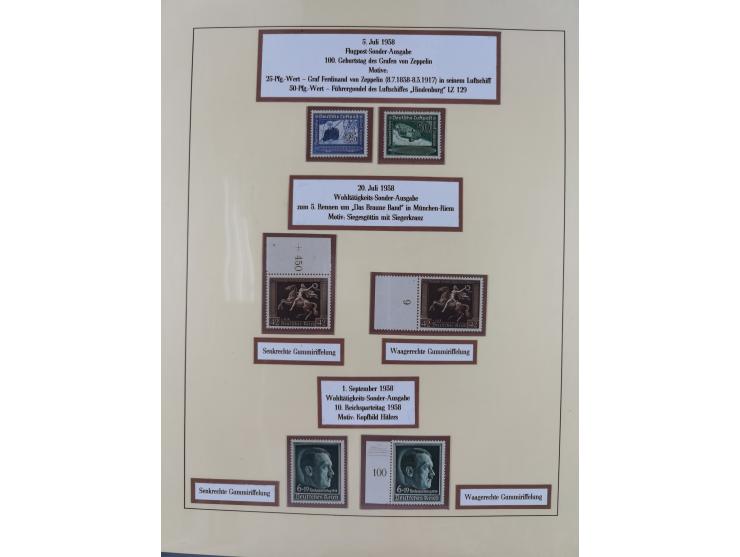 1923/45, in den Hauptnummern überkomplette, meist postfrische Sammlung inkl. Dienstmarken mit einigen Besonderheiten inkl. Wa