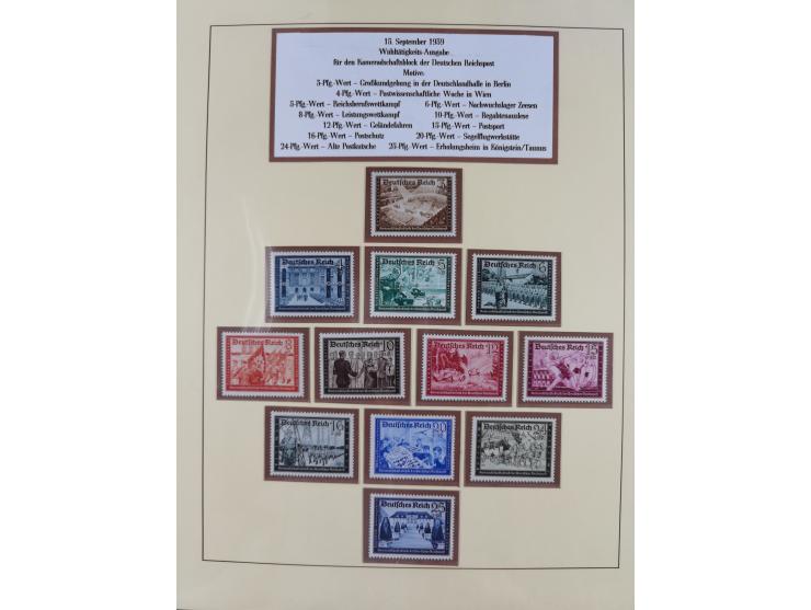 1923/45, in den Hauptnummern überkomplette, meist postfrische Sammlung inkl. Dienstmarken mit einigen Besonderheiten inkl. Wa