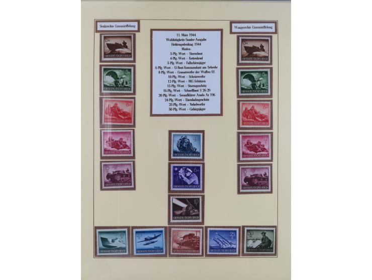 1923/45, in den Hauptnummern überkomplette, meist postfrische Sammlung inkl. Dienstmarken mit einigen Besonderheiten inkl. Wa