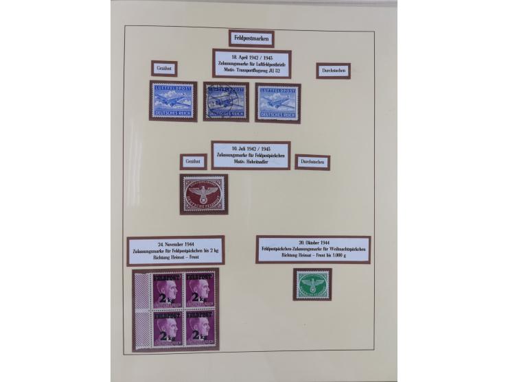 1923/45, in den Hauptnummern überkomplette, meist postfrische Sammlung inkl. Dienstmarken mit einigen Besonderheiten inkl. Wa