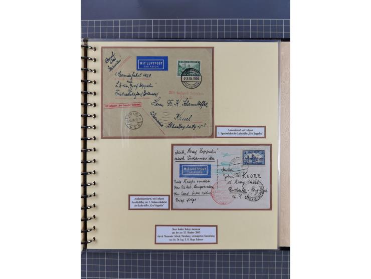 1923/45, umfangreiche Sammlung mit über 1000 Briefen und Karten mit besseren EF- und Mehrfachfrankaturen, vielen R-Briefen, v