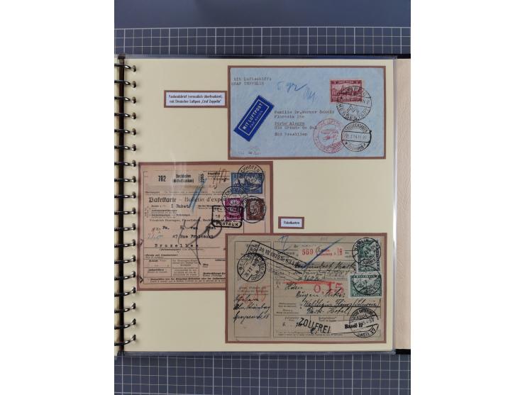 1923/45, umfangreiche Sammlung mit über 1000 Briefen und Karten mit besseren EF- und Mehrfachfrankaturen, vielen R-Briefen, v