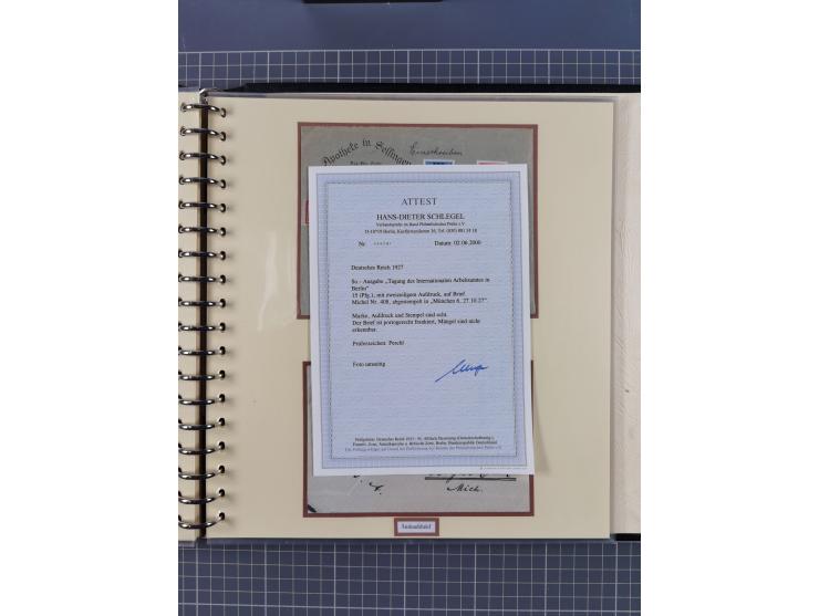 1923/45, umfangreiche Sammlung mit über 1000 Briefen und Karten mit besseren EF- und Mehrfachfrankaturen, vielen R-Briefen, v