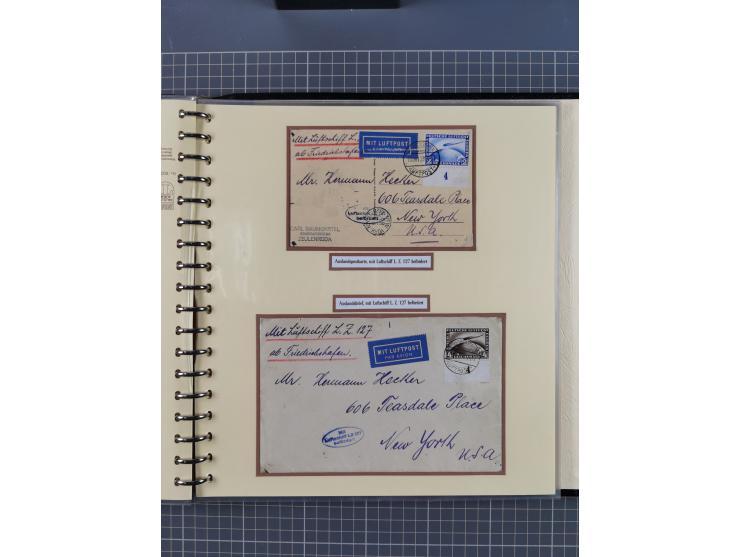 1923/45, umfangreiche Sammlung mit über 1000 Briefen und Karten mit besseren EF- und Mehrfachfrankaturen, vielen R-Briefen, v