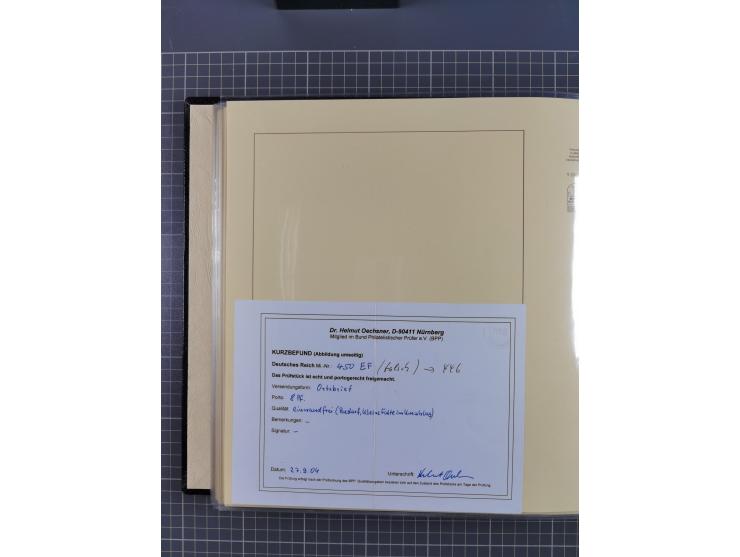 1923/45, umfangreiche Sammlung mit über 1000 Briefen und Karten mit besseren EF- und Mehrfachfrankaturen, vielen R-Briefen, v